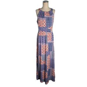 Kut From The Kloth Maxi Dress Patchwork Multicolor Size 8